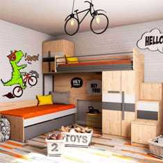 Мебель для детской комнаты: максимизация пространства и безопасность