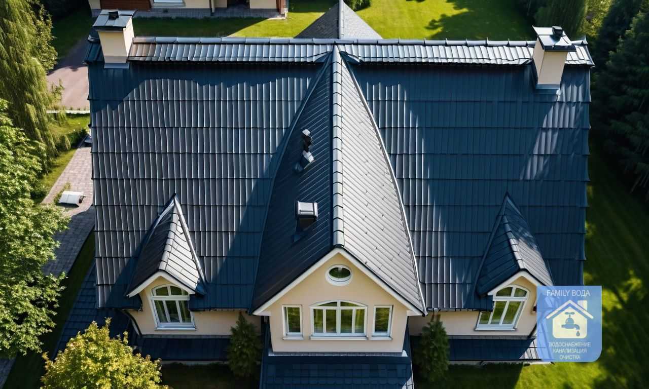 Установка водосточной системы на старый дом под ключ с гарантией качества