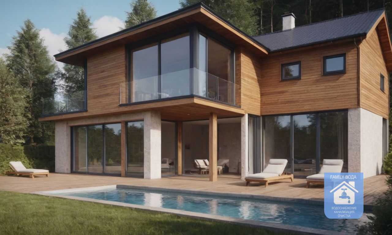 Загородный дом с домашним кинотеатром для уединенного отдыха