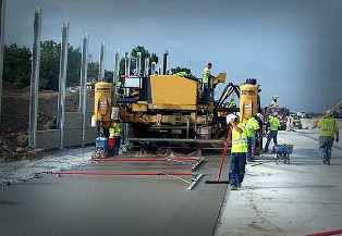 Использование бетона в строительстве дорожных покрытий